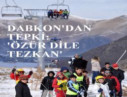 DABKON'dan Konaklı Tepkisi...!